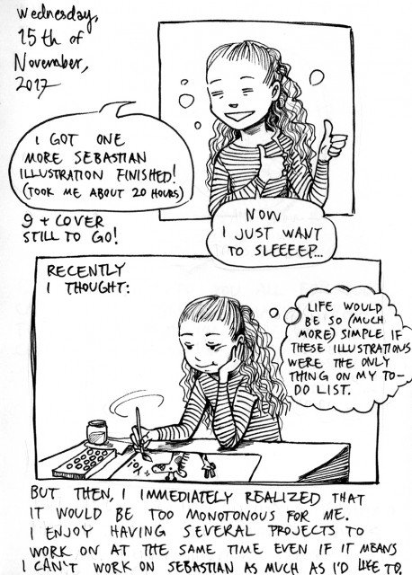 MY WONDERFUL ARTIST LIFE - COMIC DIARY - PART 2