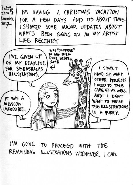 MY WONDERFUL ARTIST LIFE - COMIC DIARY - PART 2