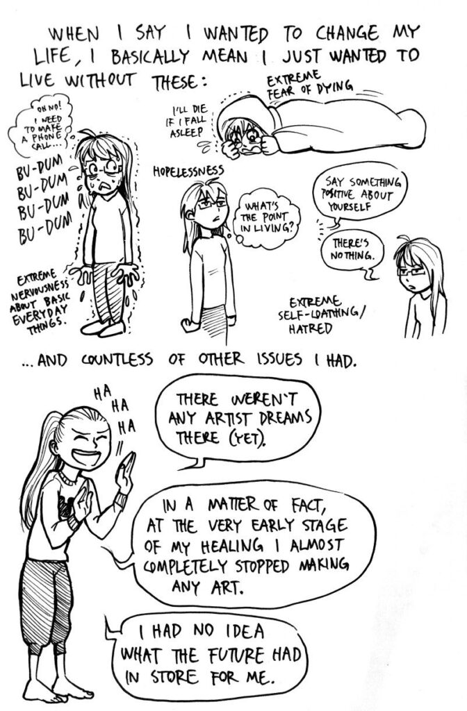 My Wonderful Artist Life Comic Diary - Part 4