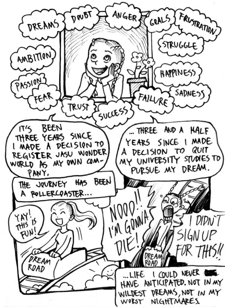 My Wonderful Artist Life Comic Diary - Part 4