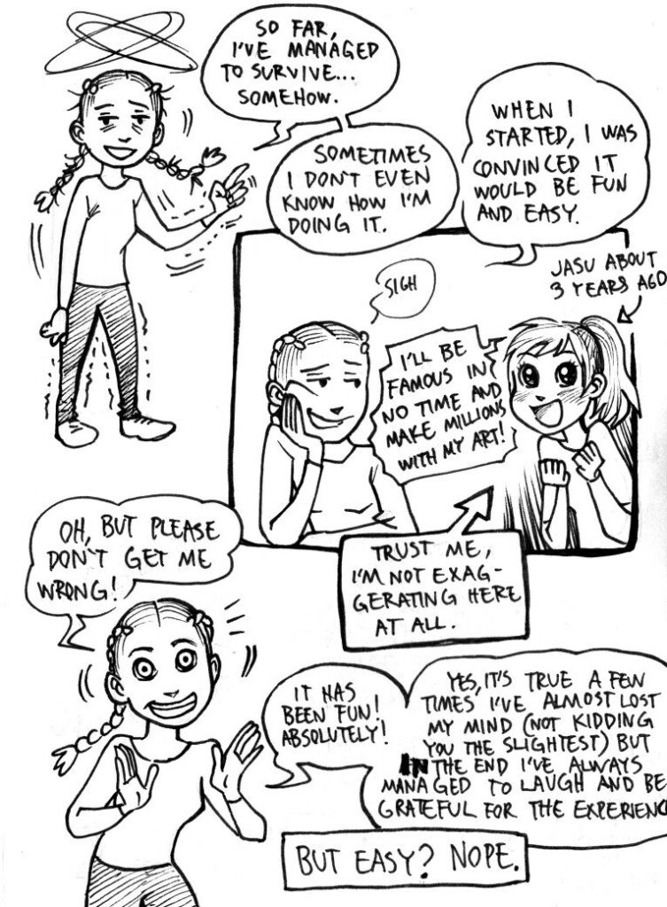 My Wonderful Artist Life Comic Diary - Part 4