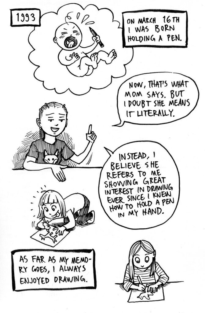 My Wonderful Artist Life Comic Diary - Part 10, "My Artist Dream"