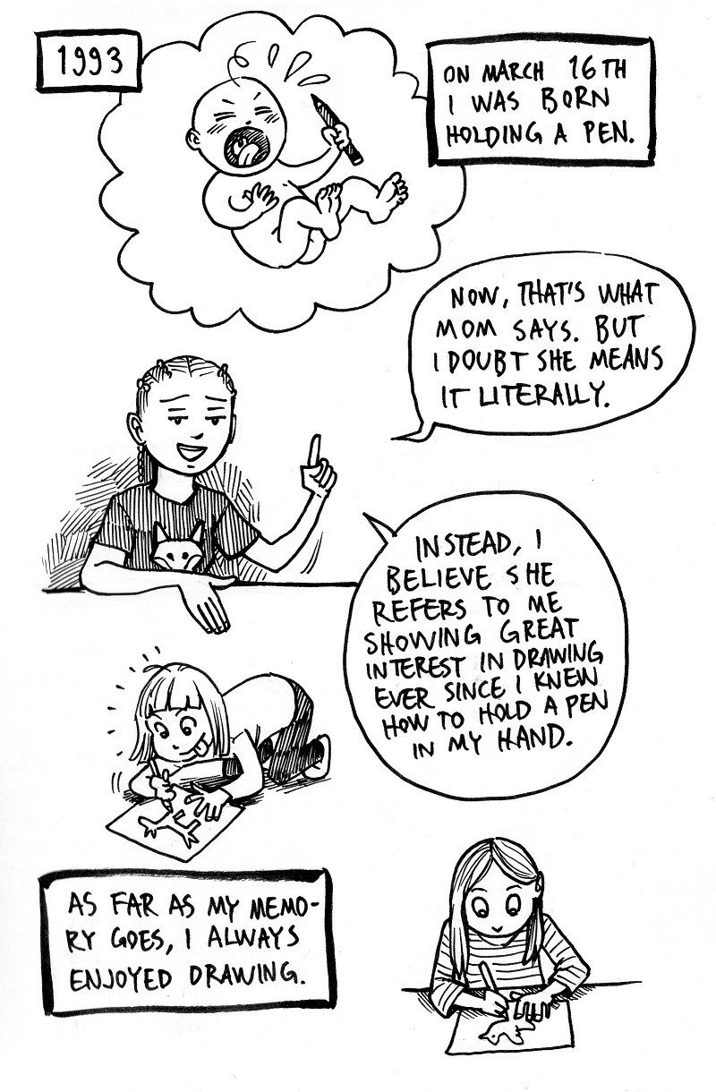 My Wonderful Artist Life Comic Diary - Part 10, "My Artist Dream"