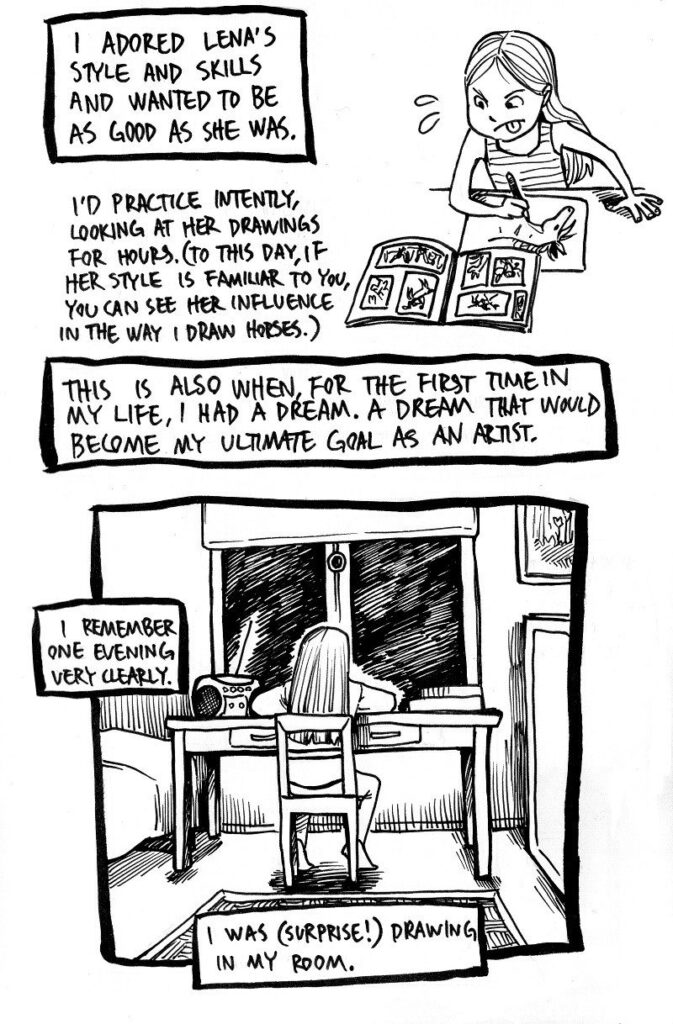 My Wonderful Artist Life Comic Diary - Part 10, "My Artist Dream"