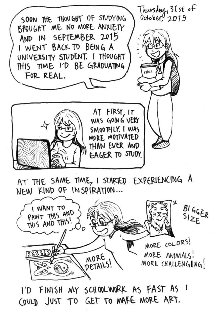 My Wonderful Artist Life - Comic Diary, Part 5