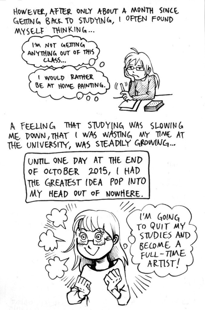 My Wonderful Artist Life - Comic Diary, Part 5