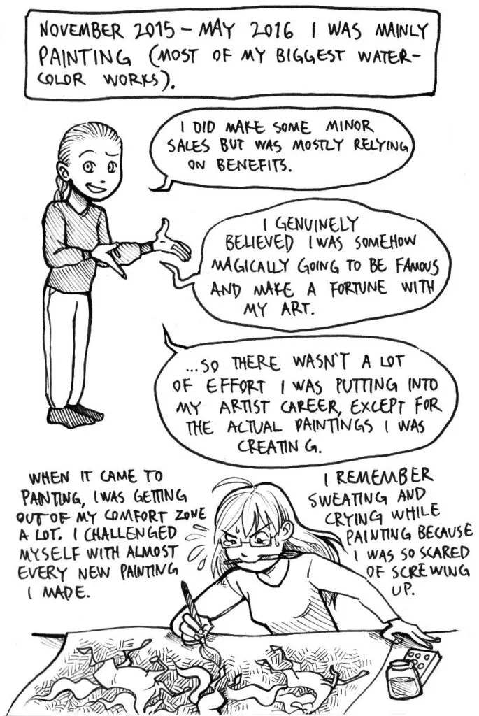 My Wonderful Artist Life - Comic Diary, Part 5
