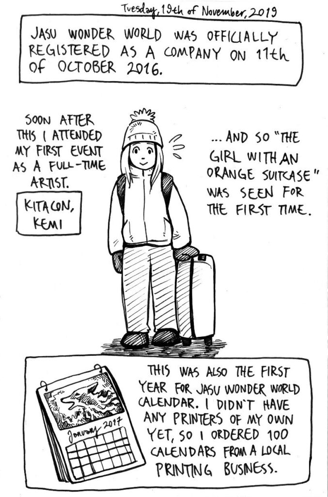 My Wonderful Artist Life - Comic Diary, Part 5