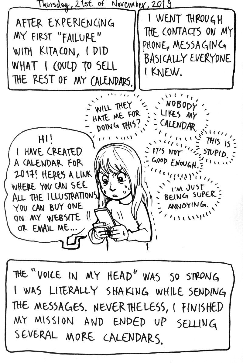 My Wonderful Artist Life - Comic Diary, Part 5