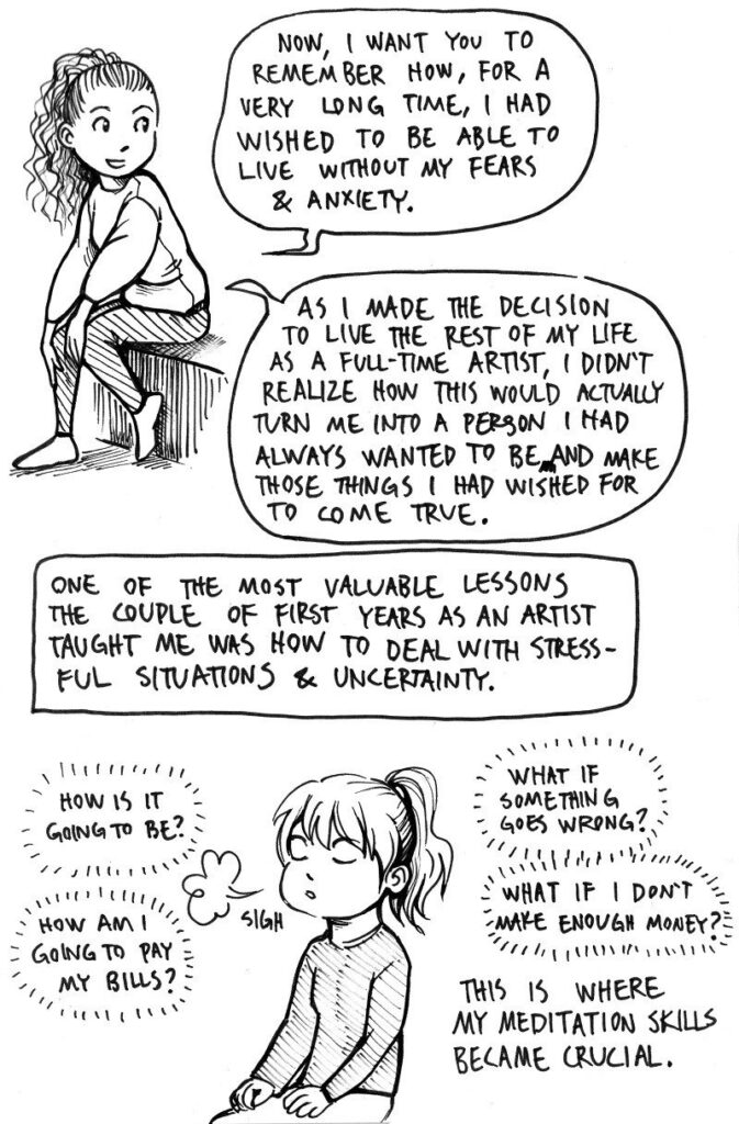 My Wonderful Artist Life - Comic Diary, part 6