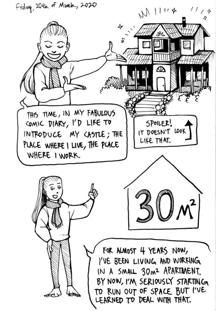 My Wonderful Artist Life Comic Diary - part 8