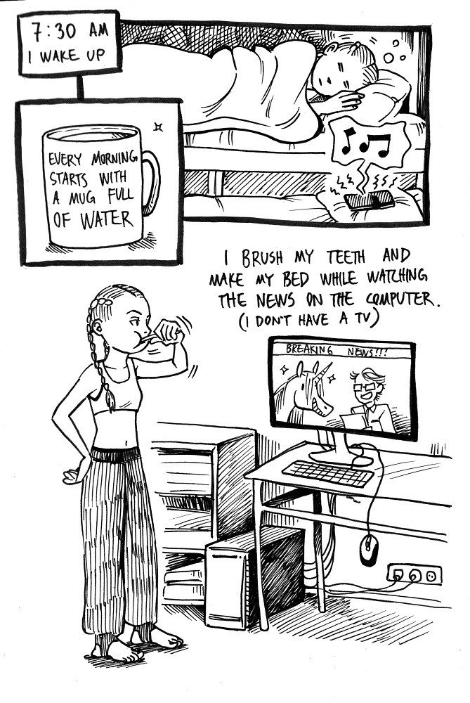 A Day in My Artist Life - Comic Diary, part 9