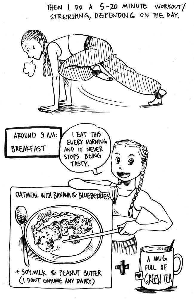 A Day in My Artist Life - Comic Diary, part 9