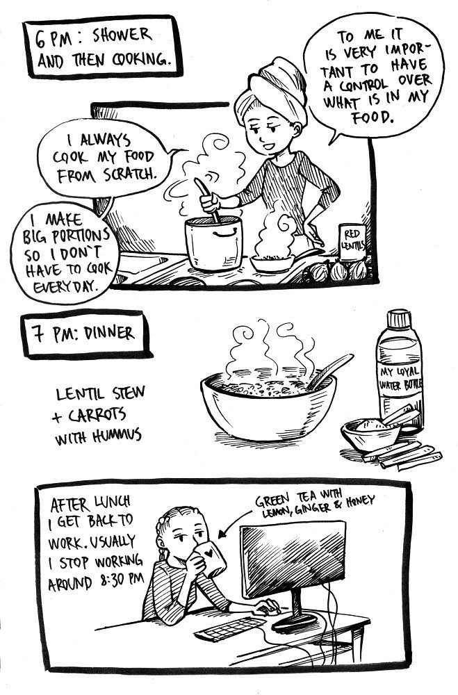 A Day in My Artist Life - Comic Diary, part 9