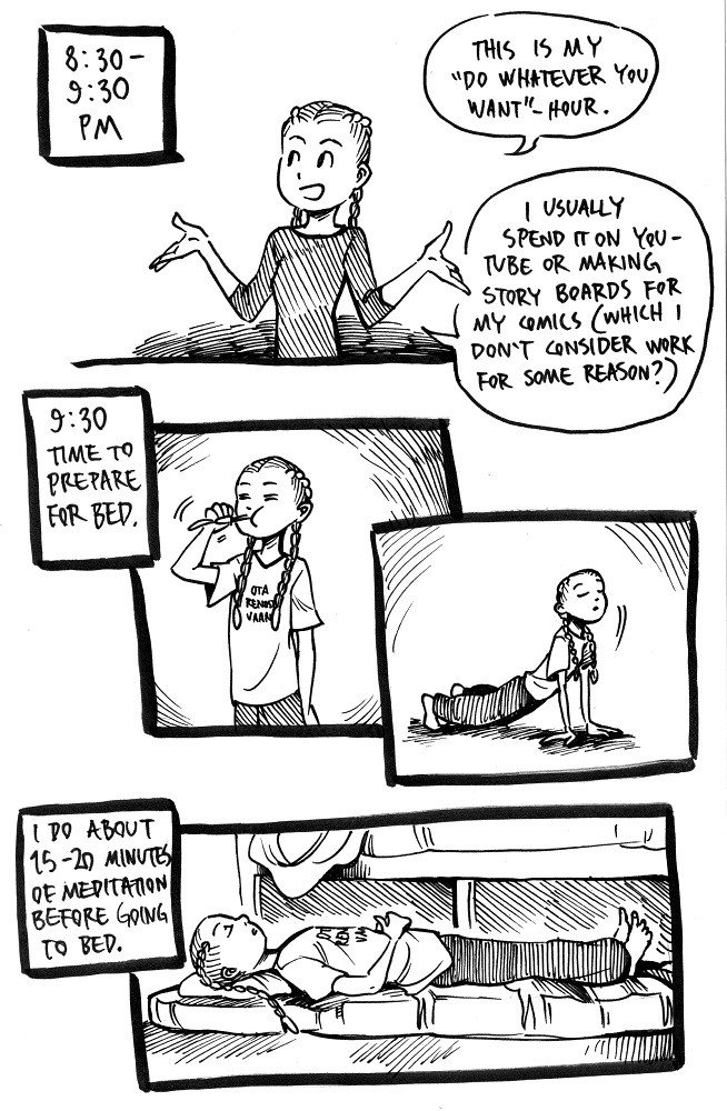 A Day in My Artist Life - Comic Diary, part 9