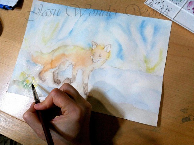 THE CREATION OF THE CALENDAR ILLUSTRATIONS
