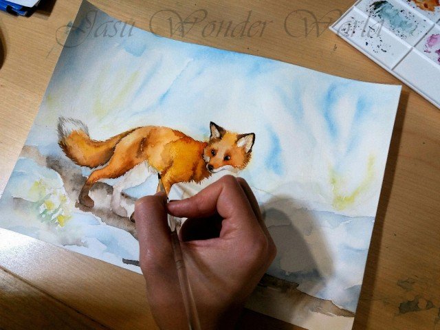 THE CREATION OF THE CALENDAR ILLUSTRATIONS