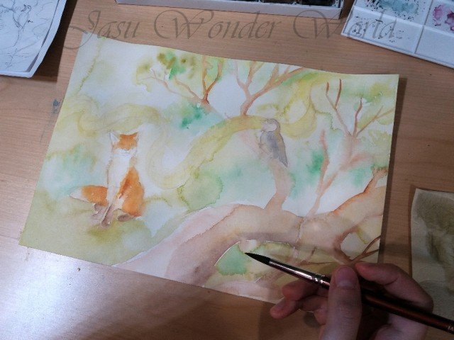 THE CREATION OF THE CALENDAR ILLUSTRATIONS