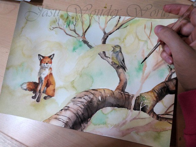 THE CREATION OF THE CALENDAR ILLUSTRATIONS