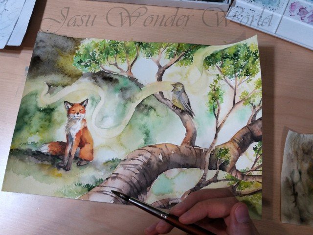 THE CREATION OF THE CALENDAR ILLUSTRATIONS