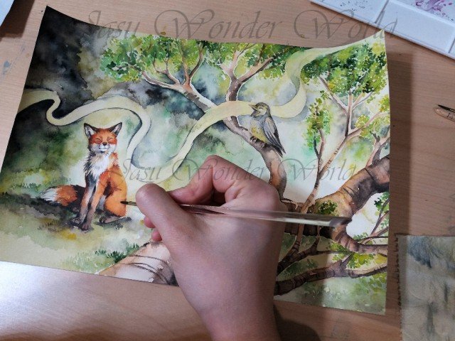 THE CREATION OF THE CALENDAR ILLUSTRATIONS