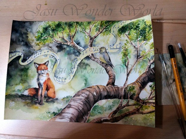 THE CREATION OF THE CALENDAR ILLUSTRATIONS