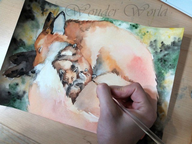 THE CREATION OF THE CALENDAR ILLUSTRATIONS