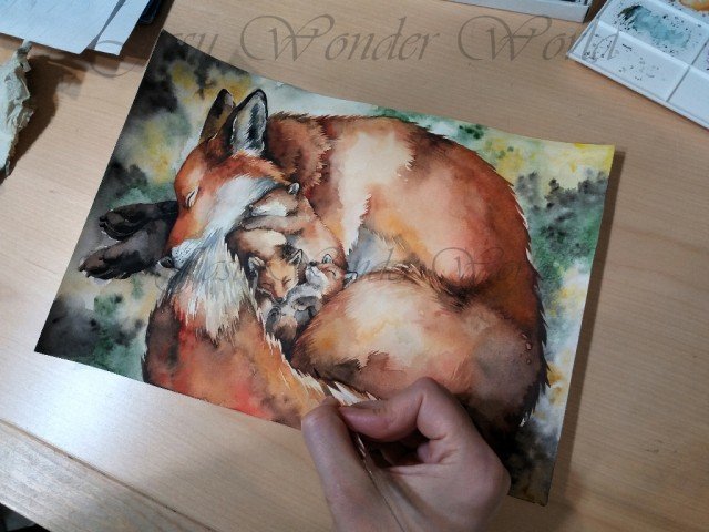 THE CREATION OF THE CALENDAR ILLUSTRATIONS