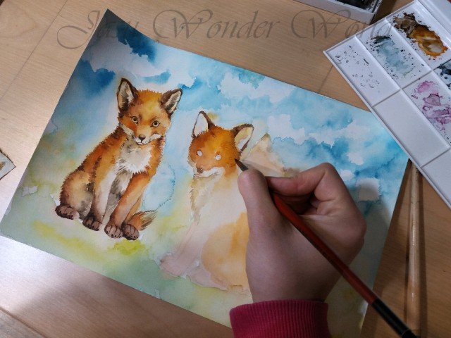 THE CREATION OF THE CALENDAR ILLUSTRATIONS
