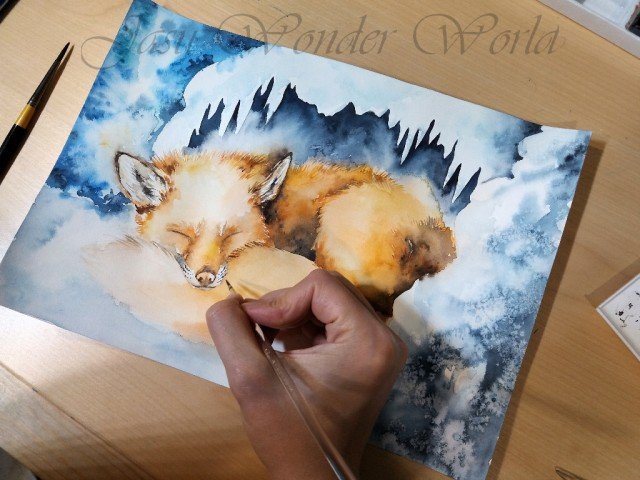 THE CREATION OF THE CALENDAR ILLUSTRATIONS
