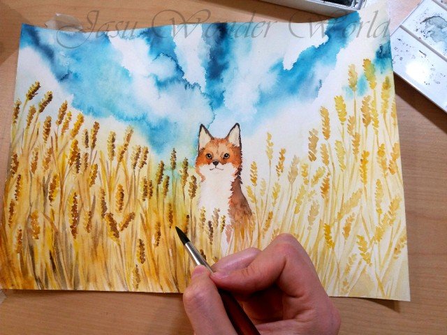 THE CREATION OF THE CALENDAR ILLUSTRATIONS