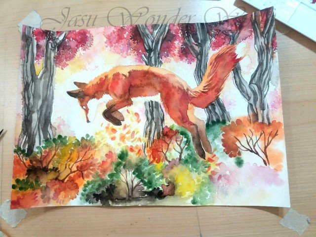 THE CREATION OF THE CALENDAR ILLUSTRATIONS