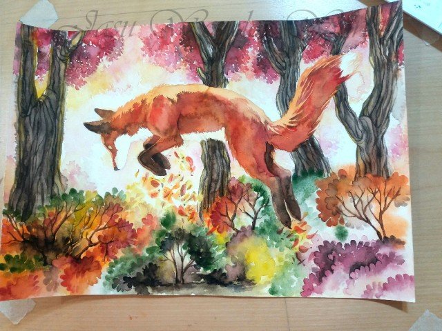 THE CREATION OF THE CALENDAR ILLUSTRATIONS