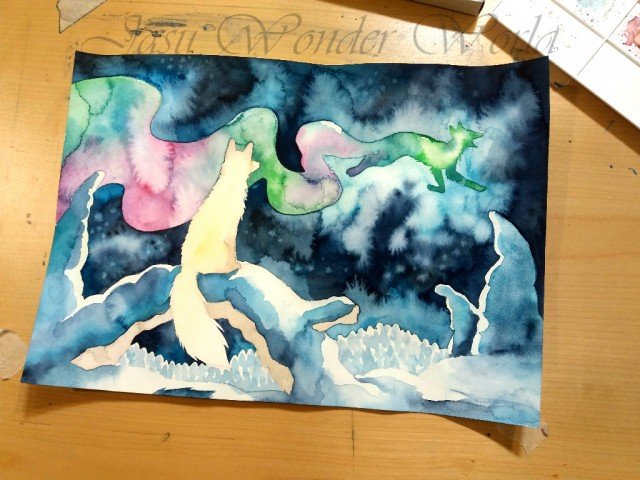 THE CREATION OF THE CALENDAR ILLUSTRATIONS