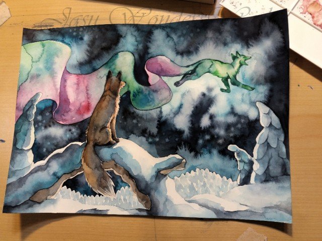 THE CREATION OF THE CALENDAR ILLUSTRATIONS