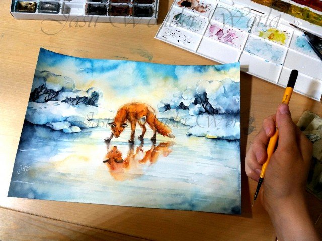 THE CREATION OF THE CALENDAR ILLUSTRATIONS