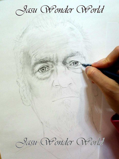 PENCIL PORTRAIT - COMMISSION PROGRESS