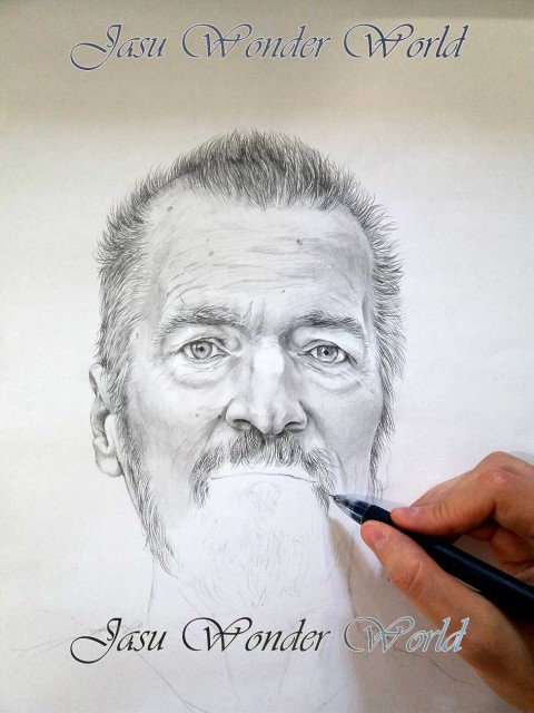 PENCIL PORTRAIT - COMMISSION PROGRESS