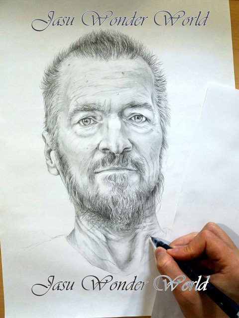 PENCIL PORTRAIT - COMMISSION PROGRESS