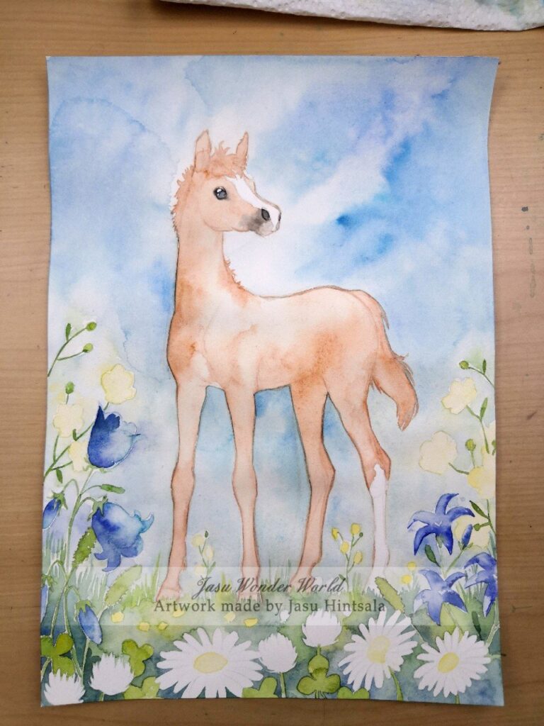 Young Prince - Watercolor Painting Commission