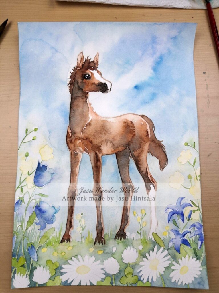 Young Prince - Watercolor Painting Commission