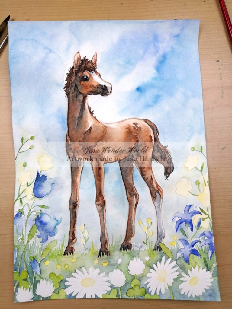 Young Prince - Watercolor Painting Commission