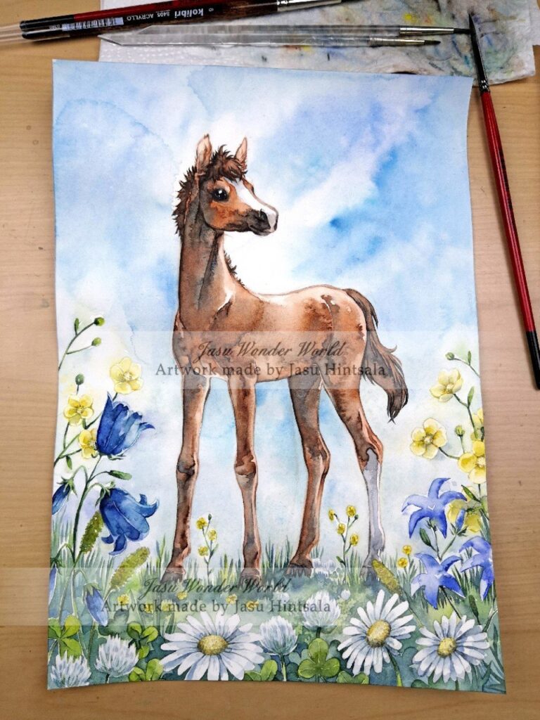 Young Prince - Watercolor Painting Commission