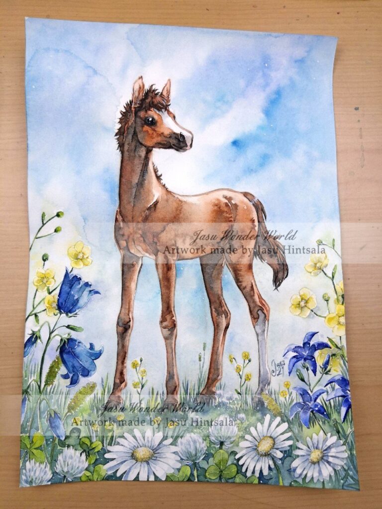 Young Prince - Watercolor Painting Commission