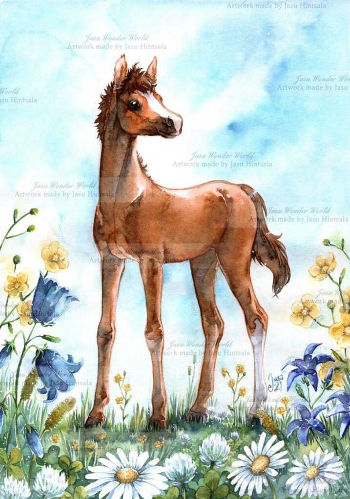 Young Prince - Watercolor Painting Commission