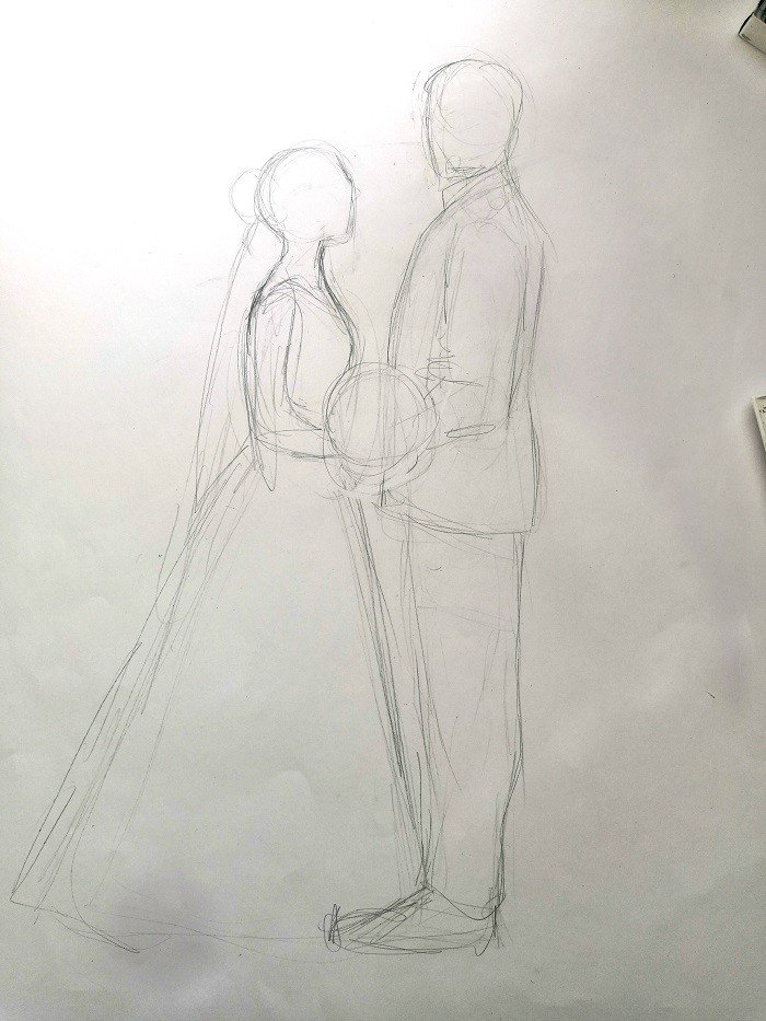 Wedding Portrait - Commission (wip)