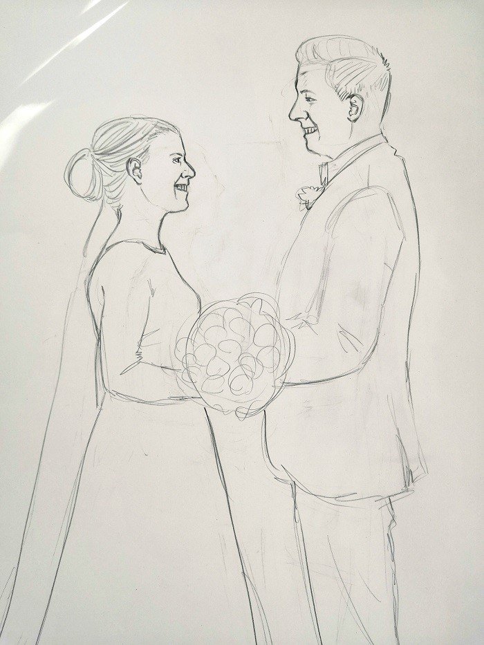 Wedding Portrait - Commission (wip)