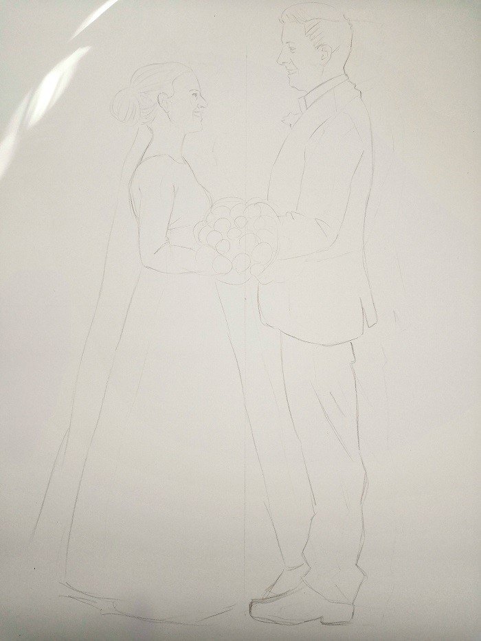 Wedding Portrait - Commission (wip)