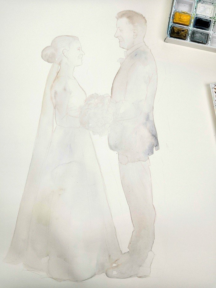 Wedding Portrait - Commission (wip)