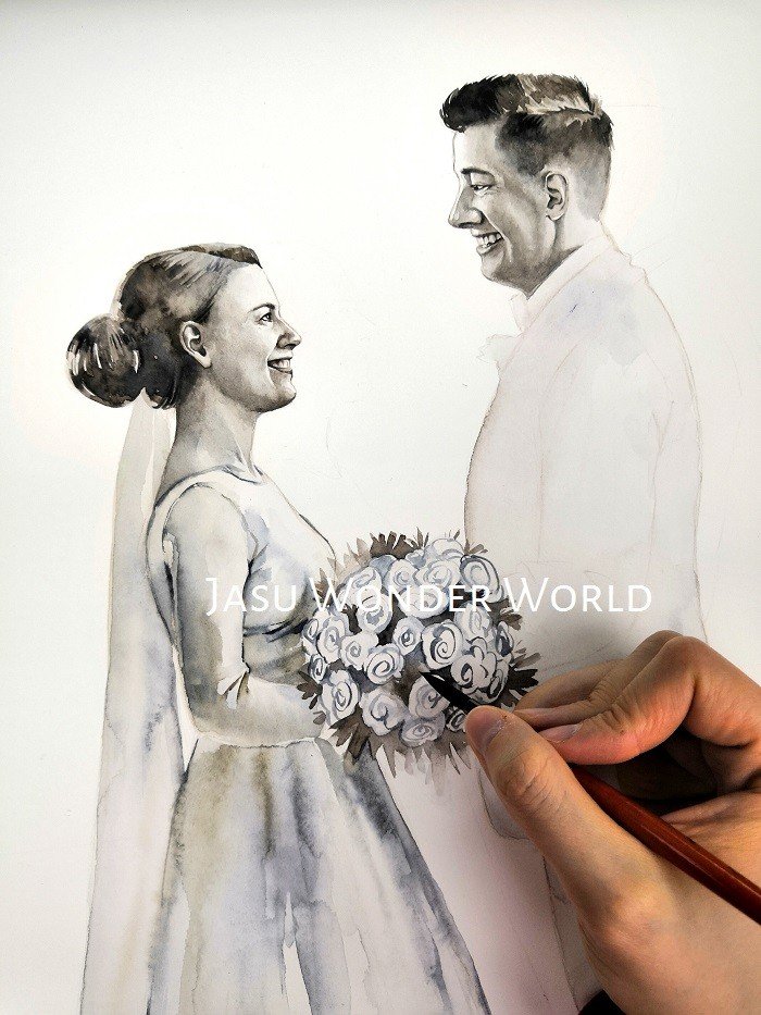 Wedding Portrait - Commission (wip)